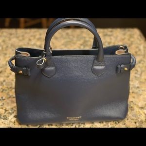 Medium Banner Tote. Never Used. Ink Blue